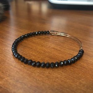 SWAROVSKI Alex and ani black beaded bracelet